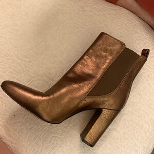 Vince Camuto copper heeled boots